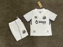2024/25 Santos FC Umbro Away/Special Edition Kids Kit (White/Black)