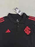 2025 adidas Sport Club Internacional Black Polo Shirt