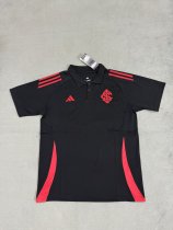 2025 adidas Sport Club Internacional Black Polo Shirt