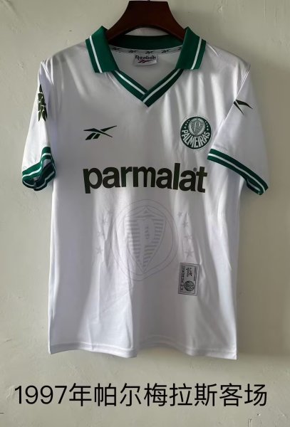 1997 Palmeiras Reebok Away Retro Jersey
