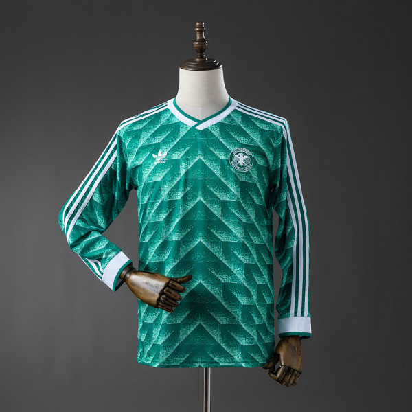 1990/91 adidas West Germany Away Long Sleeve Retro Jersey