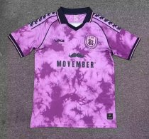 2025-26 Mens Hashtag United home Purple Fans Soccer Jersey
