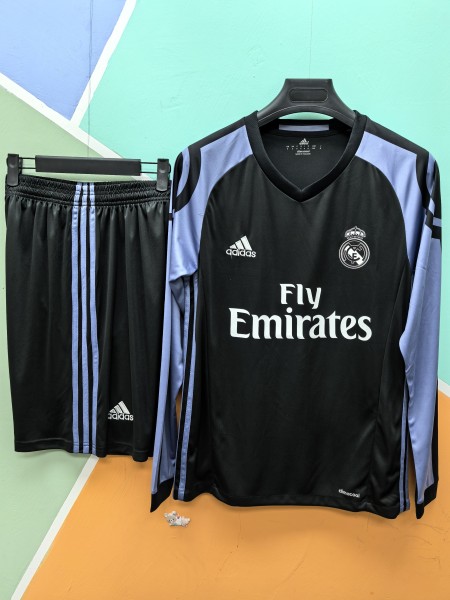 2016/17 Real Madrid Second Away (Third) Long Sleeve Kit