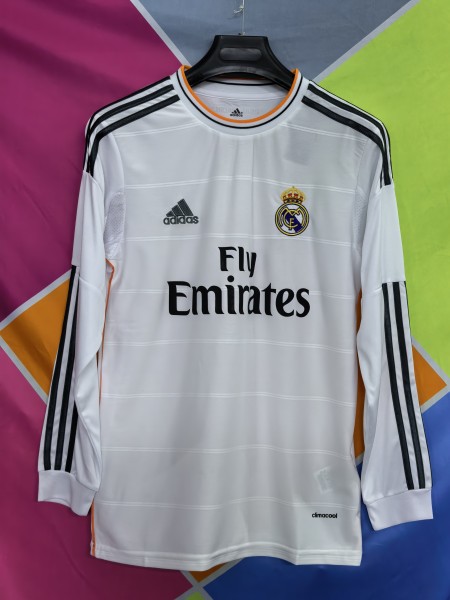 2013/14 Real Madrid Home Long Sleeve Jersey