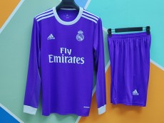 2016/17 Real Madrid Goalkeeper Long Sleeve Kit