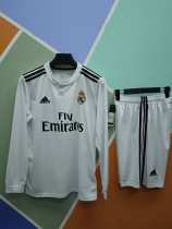 2018/19 Real Madrid Home Long Sleeve Kit