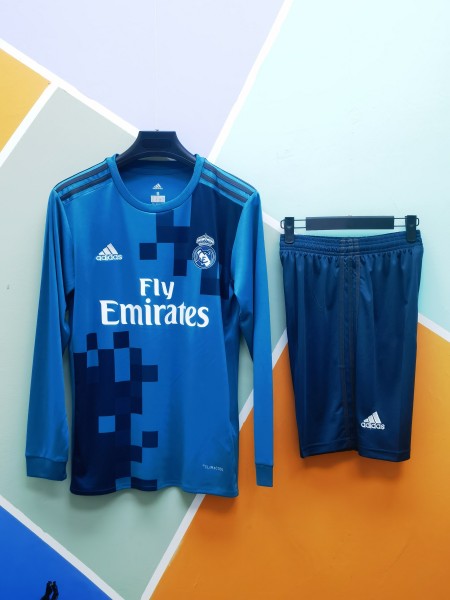 2017/18 Real Madrid Goalkeeper Long Sleeve Kit