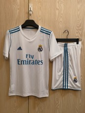 2017/18 Real Madrid Home Short Sleeve Kit