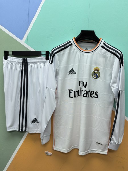 2013/14 Real Madrid Home Long Sleeve Kit