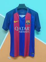 2016/17 FC Barcelona Home Short Sleeve Jersey