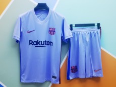 2021/22 FC Barcelona Away Short Sleeve Kit