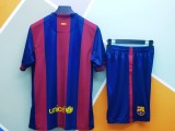 2014/15 FC Barcelona Home Short Sleeve Kit
