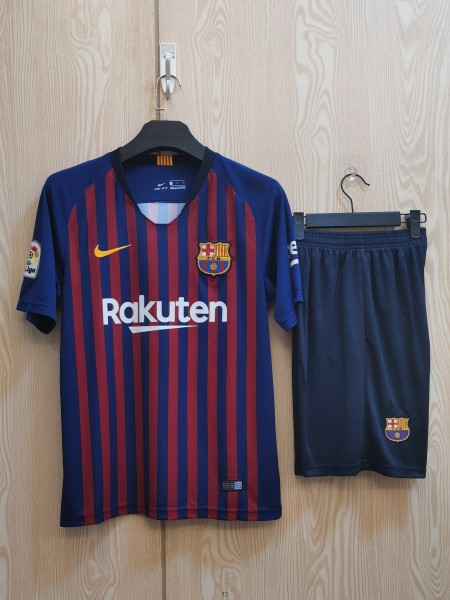 2018/19 FC Barcelona Home Short Sleeve Kit
