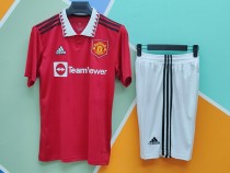 2022/23 Manchester United Home Short Sleeve Kit