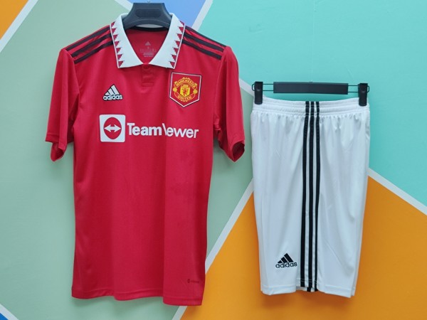 2022/23 Manchester United Home Short Sleeve Kit