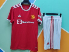 2021/22 Manchester United Home Short Sleeve Kit