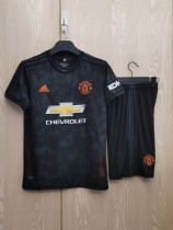2019/20 Manchester United Third Kit Short Sleeve Jersey Set
