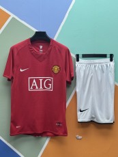 2007/08 Manchester United Home Short Sleeve Kit