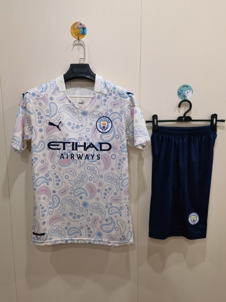 2021/22 Manchester City FC Special Edition (Paisley Pattern) Short Sleeve Kit