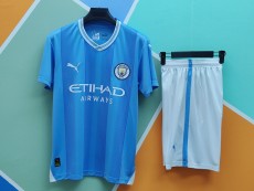 2023/24 Manchester City FC Home Short Sleeve Kit