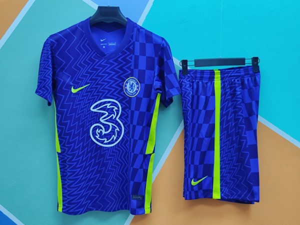2021/22 Chelsea FC Second Away Short Sleeve Kit