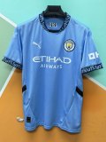 2024/25 Manchester City FC Home Short Sleeve Jersey