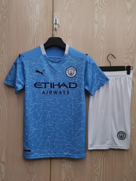 2021/22 Manchester City FC Home Short Sleeve Kit