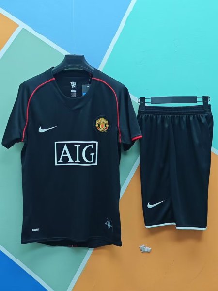 2007/08 Manchester United Away Short Sleeve Kit