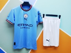 2022/23 Manchester City FC Home Short Sleeve Kit