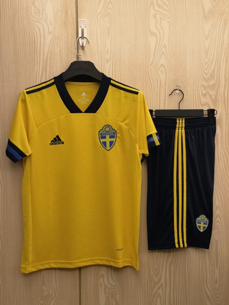 2020 Sweden Home Stadium Jersey