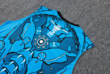 2025/26 SSC Napoli Cyborg Electric Blue Sleeveless Training Set