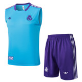 2025/26 Real Madrid CF Sleeveless Training Vest & Shorts Set