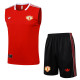 2025/26 Manchester United Sleeveless Training Vest & Shorts Set