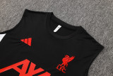 2025/26 Liverpool FC Sleeveless Training Vest & Shorts Set