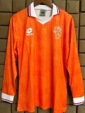 1993 Mens Netherlands Home long sleeves Retro Soccer Jersey