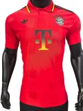2026-27 Mens Bayern Munich red polo Player Version Soccer Jersey