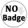 NO Badge