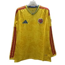 2026-27  Mens Colombia home yellow  long sleeve soccer jersey