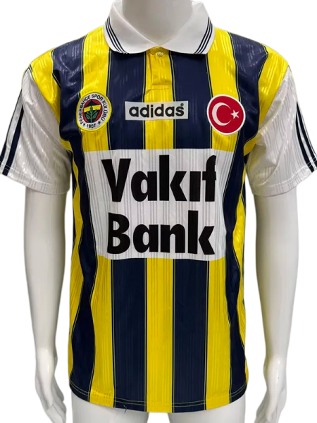 1996-1997 Fenerbahce Home Retro Soccer Jersey