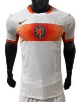 2026-27 Mens Netherlands white away Player version soccer jersey