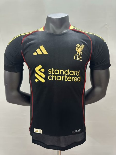 2025/26 Liverpool FC Third/Black Gold Special Edition Authentic Jersey