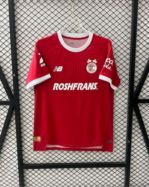 2026/27 Deportivo Toluca Home Soccer Jersey
