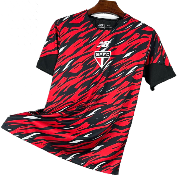 2026-27  Mens Sao Paulo Red Black soccer jersey