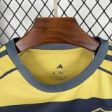 2025-26 Mens Boca Juniors away yellow soccer Jersey