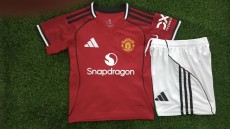 2025/26 Manchester United Home Kit (Kids)