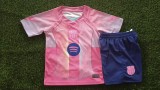 2025/26 FC Barcelona Away / Pre-Match Kids Kit