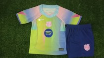 2025/26 FC Barcelona Pre-Match Rainbow Special Edition Kids Kit