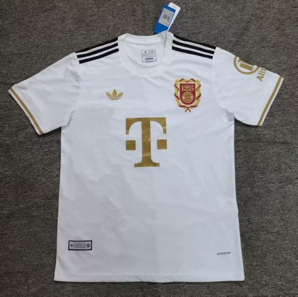 2025/26 FC Bayern Munich 125th Anniversary White Special Edition Jersey