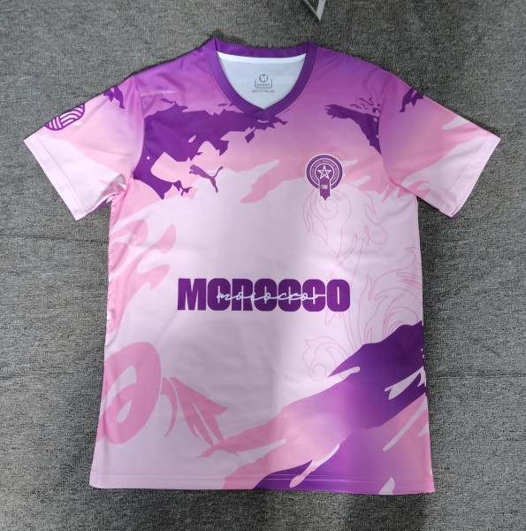 2025/26 Puma Morocco National Team Special Edition Pink/Purple Concept Jersey