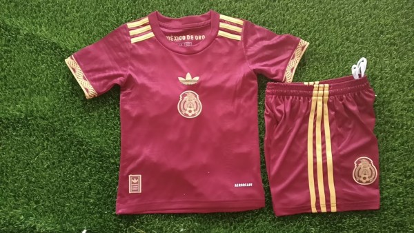 2025/26 Mexico National Team  Mexico de Oro  Special Edition Kids Kit